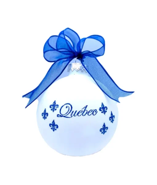 Boule Blanche « Québec » à personnaliser
