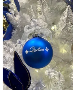 Boule bleue Québec à personnaliser