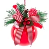 Boule de verre rouge/bonbon