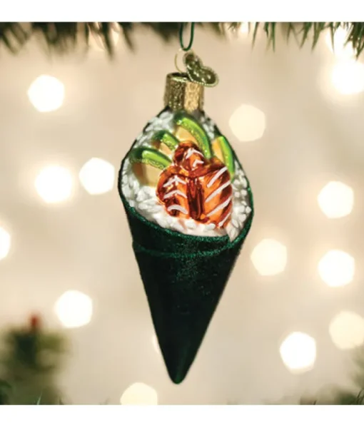 Boule de verre rouleau de sushi