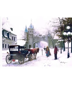 Carte de Noël, Porte Saint-Louis