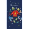 Carte de Noël unique, portefeuille cadeau.