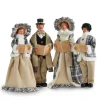 Chanteurs de Noël style rustique, 18 pouces