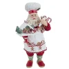 10.5"Chef Santa Pain d'épice