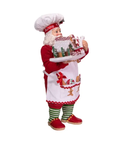 10.5"Chef Santa Pain d'épice
