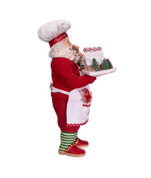 10.5"Chef Santa Pain d'épice