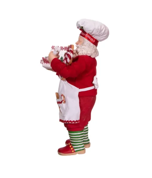 10.5"Chef Santa Pain d'épice