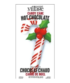 Chocolat chaud canne de Noël