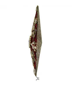 Cîme d'arbre étoile rubis et platine