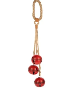 Décor à la maison, cintre de porte cloche rouge