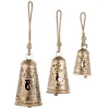 Décor à la maison, ensemble de trois cloches de style rustique, plus grandes mesures 20"