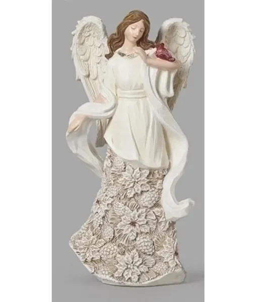 Décor de table, Ange avec cardinal