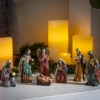 Décor de table, Crèche, Ensemble de 7 pièces