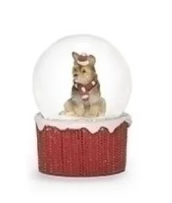 Décor de table, Dôme d’eau de chiot. Berger allemand