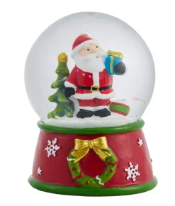 Décor de table, Globe d’eau de Joyful Traditions , Père Noël avec cadeaux