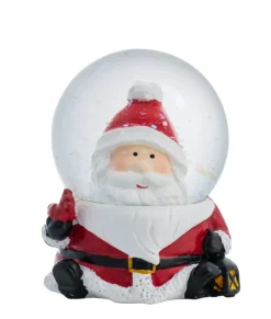 Décor de table, globe d'eau Express du Pôle Nord, Père Noël.