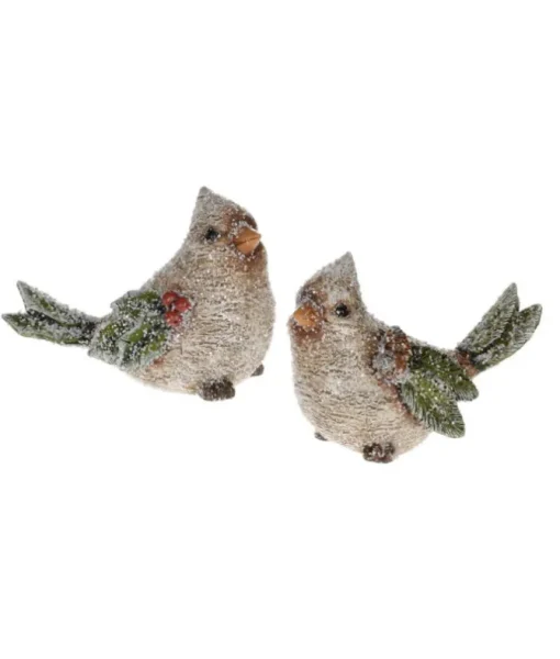 Décor de table, oiseau de couleur ivoire