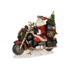 Décor de table, Père Noël le motard
