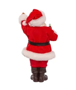 Décoration de 9,5 po représentant le Père Noël tenant un verre de Coca-Cola®