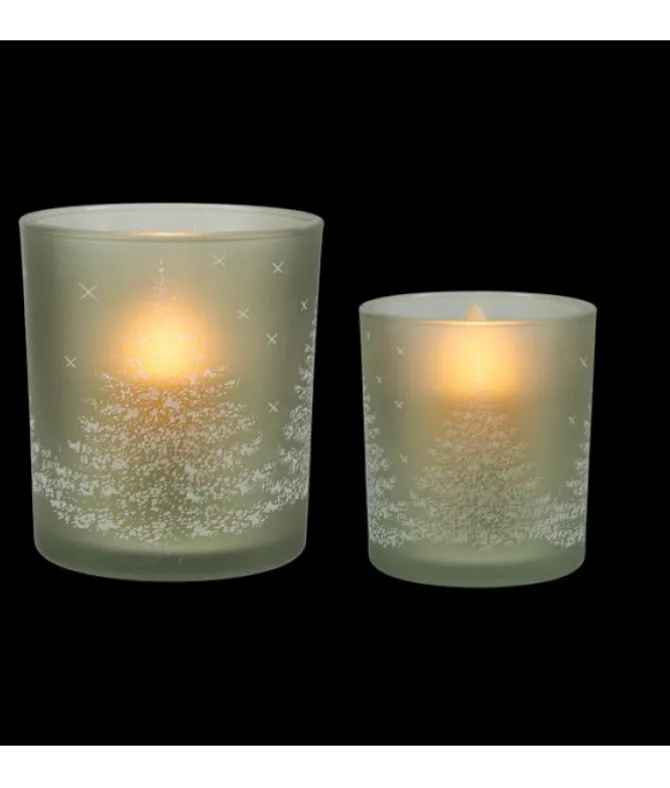 Décoration de table, porte-bougie, 2 pièces