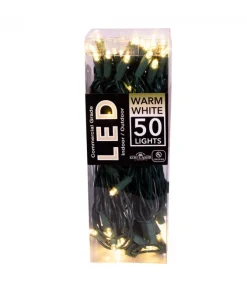 Ensemble de 50 lumières blanc chaud