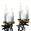 Ensemble de 15 lumières de chandelles avec pince