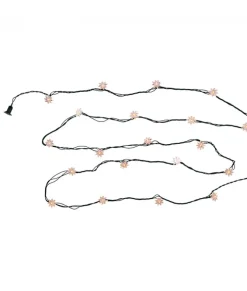 Ensemble de 10 lumières de fleurs transparentes