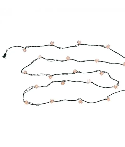 Ensemble de 10 lumières de fleurs transparentes