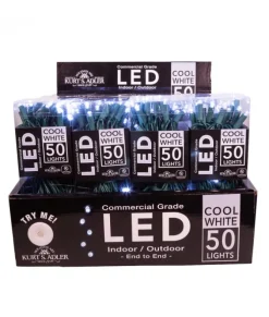 Ensemble de 50 lumières DEL blanc froid