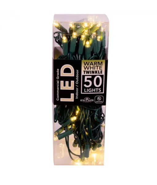 Ensemble de 50 lumières LED scintillantes blanc chaud