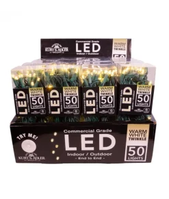 Ensemble de 50 lumières LED scintillantes blanc chaud