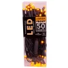 Ensemble de 50 lumières orange