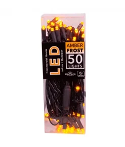 Ensemble de 50 lumières orange