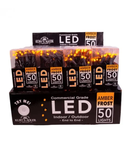 Ensemble de 50 lumières orange