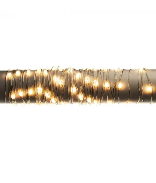 Ensemble de 200 mini lumières blanc chaud