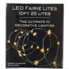 Ensemble de 25 petites lumières blanches