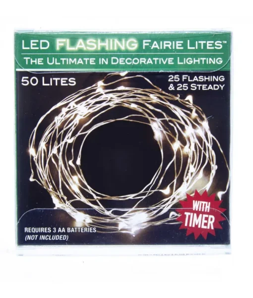 Ensemble de 50 petites lumières blanches scintillantes