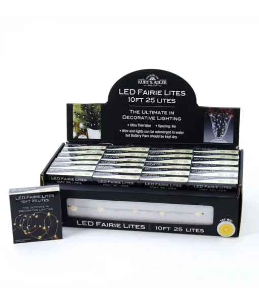 Ensemble de 25 petites lumières blanches