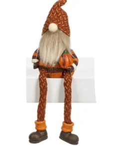 Gnome d'automne assis