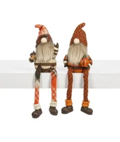 Gnome d'automne assis