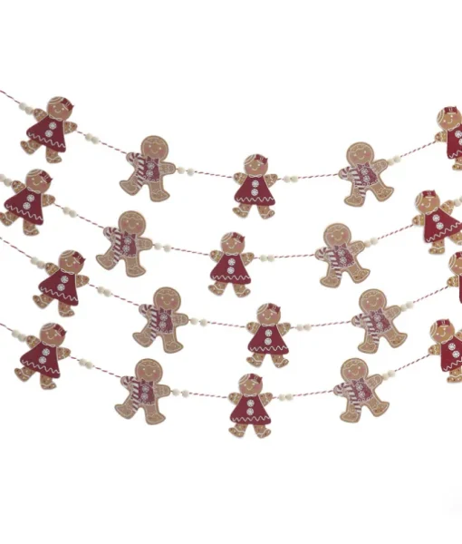 Guirlande pain d'épices de 6 pieds