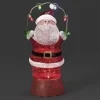 Lanterne d'eau à effet tourbillonnant, Père Noël avec guirlandes lumineuses