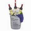 Liste de seau/bucket list, pour les amateurs de vin, décoration de sapin de Noël