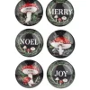 Lot de 6 magnets motif forêt