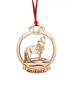 Loup en bois plat, Québec