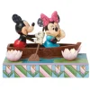 Mickey et Minnie sur le bateau de l'amour