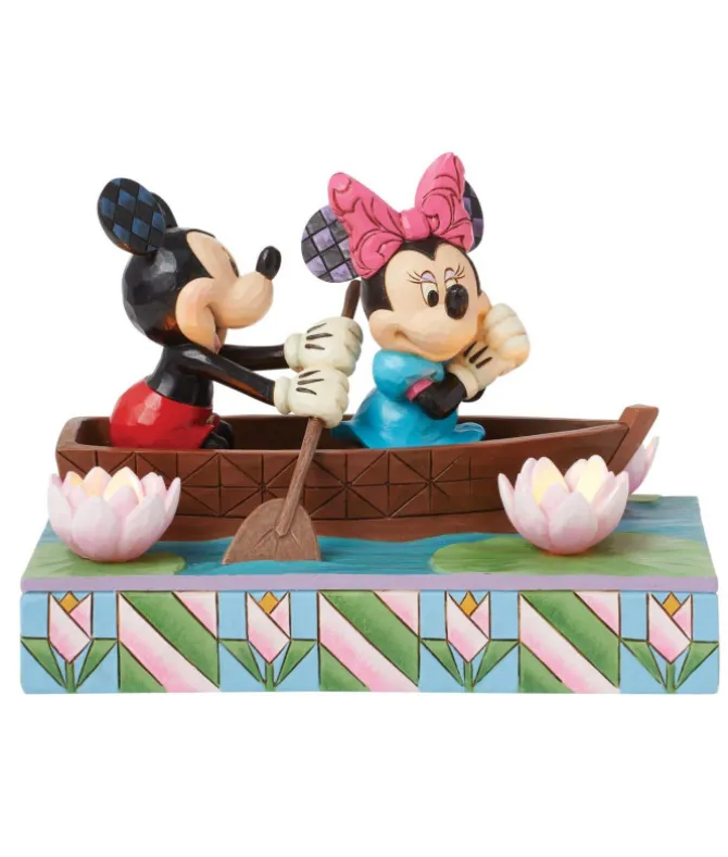 Mickey et Minnie sur le bateau de l'amour