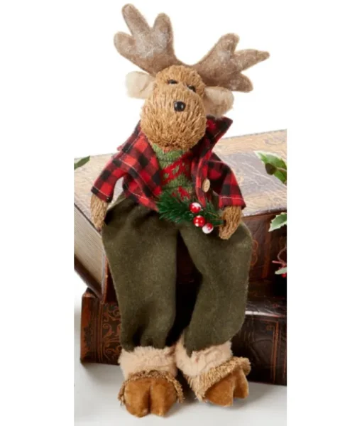Orignal de style folk en peluche, ornement d'étagère