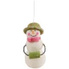Ornement , Mme Bonhomme de neige scintillante
