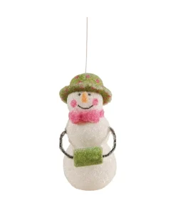 Ornement , Mme Bonhomme de neige scintillante